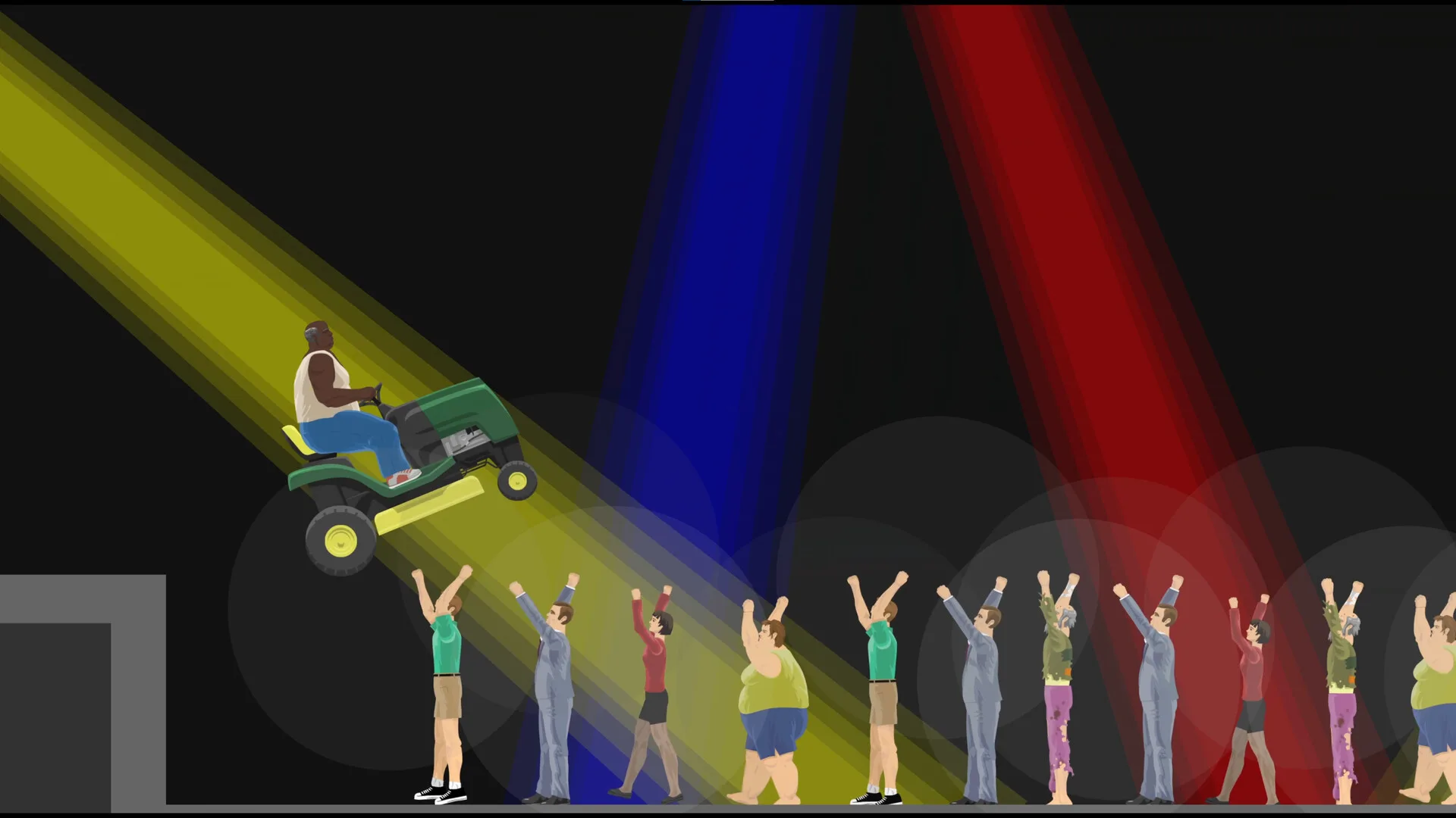 Steam screenshot of a current Happy Wheels level